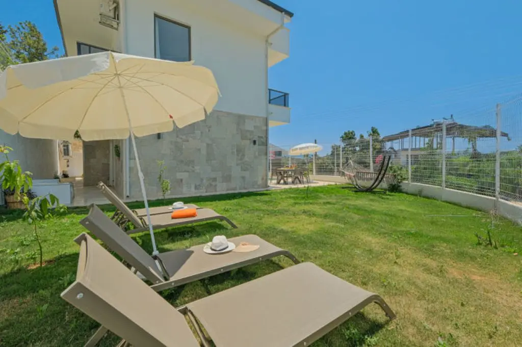 Mature garden
